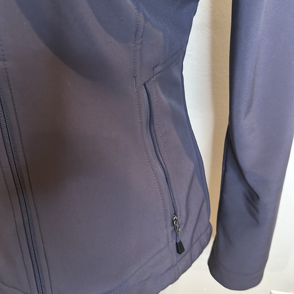 THE NORTH FACE WOMENS ZIP UP JACKET HOOD WATER RESISTANT ZOPPER POCKETS SZ XS - Picture 3 of 11